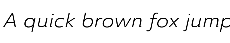 Preview of Ainslie Sans Ext Book Ital font