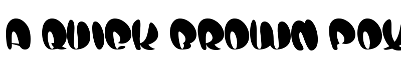 Preview of air show Regular font