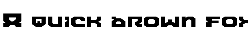 Preview of Airacobra Expanded Expanded font