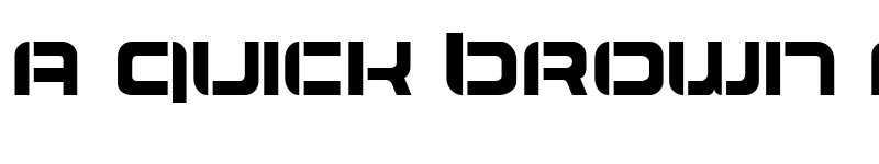 Preview of Airlock Regular font