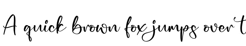 Preview of Airnon Regular font