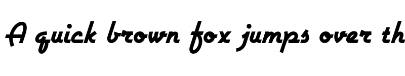 Preview of Airstream NF Regular font