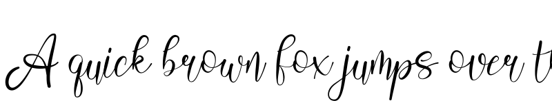 Preview of Aisbum Slashey Regular font