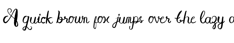 Preview of Aisy Khadijah Regular font