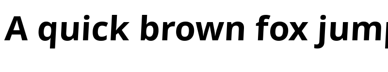 Preview of Ajar Sans Bold font