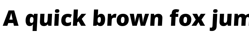 Preview of Ajar Sans Extrabold font