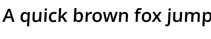 Preview of Ajar Sans Semibold font