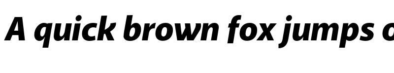 Preview of Akagi Pro Black Italic font