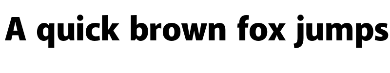 Preview of Akagi Pro Black font