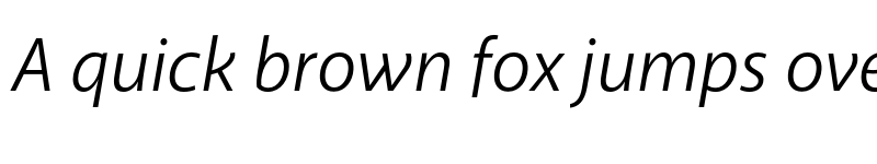 Preview of Akagi Pro Book Italic font