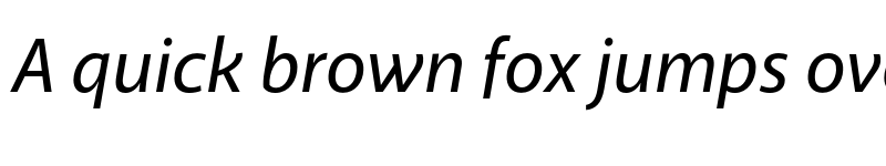 Preview of Akagi Pro Medium Italic font