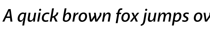 Preview of Akagi Pro SemiBold Italic font