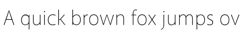 Preview of Akagi Pro Thin font