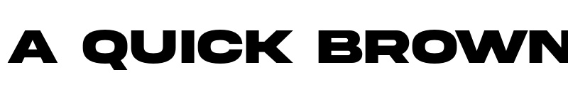 Preview of Akira Expanded Super Bold font