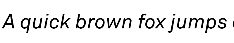 Preview of Akkurat-Italic Regular font