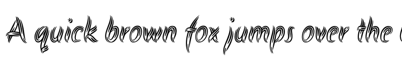 Preview of Akronim Regular font