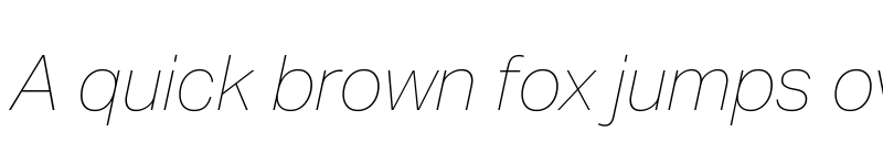 Preview of Aktiv Grotesk Geor Hair Italic font