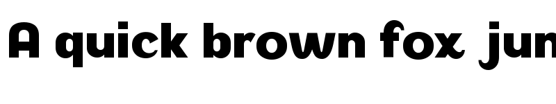 Preview of Akuina Black font