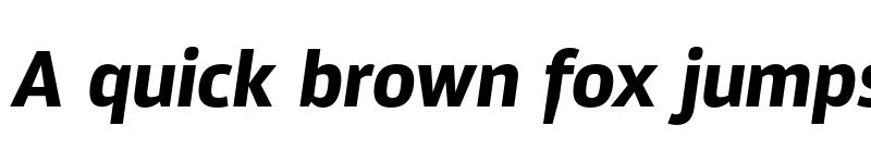 Preview of Akwe Pro Bold Italic font