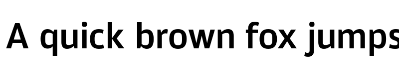 Preview of Akwe Pro DemiBold font