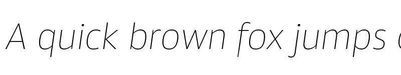 Preview of Akwe Pro Thin Italic font