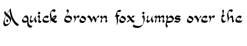 Preview of Al-Ghazalia Personal Use Regular font