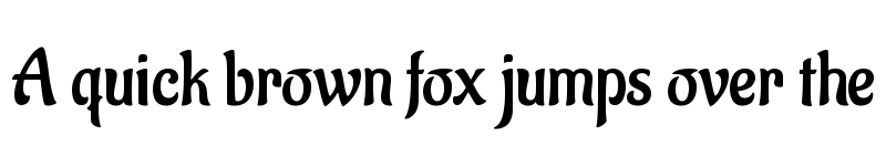 Preview of Aladin Regular font