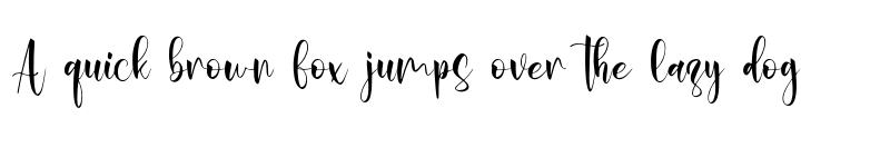 Preview of Alastyca Regular font