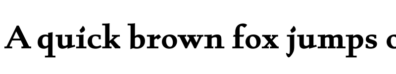 Preview of Albertan Pro Bold font