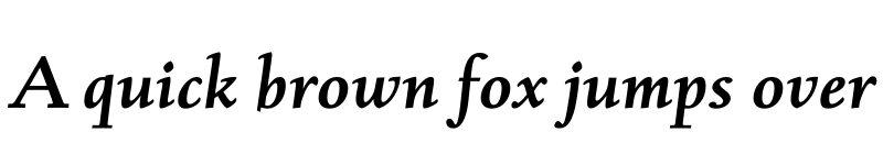 Preview of Albertan Pro SemiBold Italic font