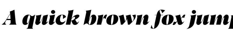 Preview of Albra Display TRIAL Black Italic TRIAL font