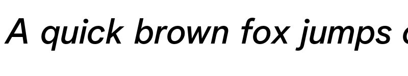 Preview of Albra Grotesk TRIAL Medium Italic TRIAL font