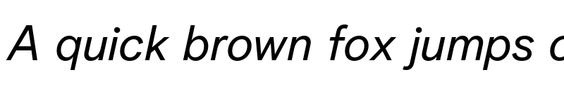 Preview of Albra Grotesk TRIAL Regular Italic TRIAL font