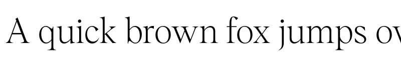 Preview of Albra Thin TRIAL font