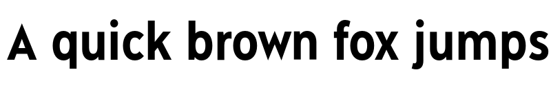 Preview of Albula Condensed Pro Bold font