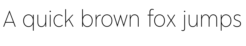 Preview of Albula Narrow Pro Trial ExtraLight font