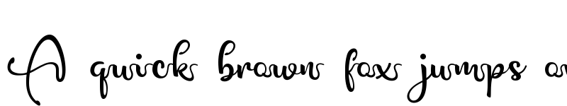 Preview of Aldania Regular font