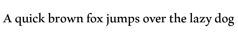 Preview of Aldhabi Regular font