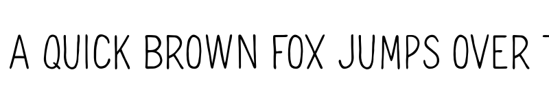 Preview of Aldi Slim Regular font