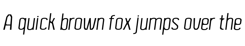Preview of Aldo Italic font