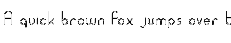 Preview of ALDORA DEMO Stroke font