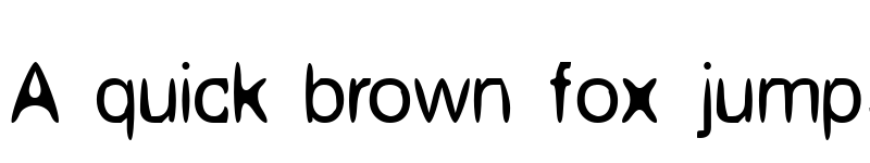 Preview of Aleatoria Regular font