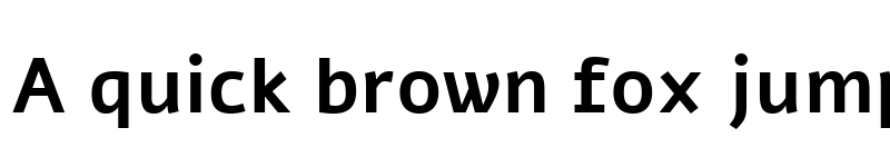 Preview of Alef Bold font