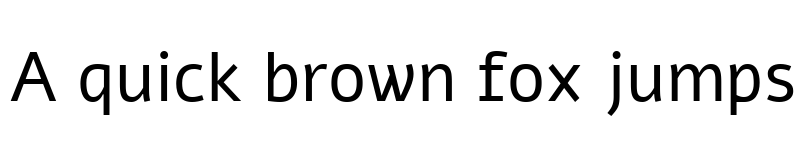 Preview of Alef Regular font