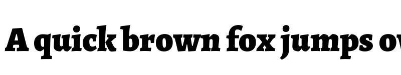 Preview of Alegreya Black font