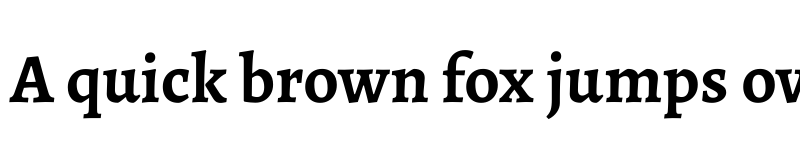 Preview of Alegreya Bold font