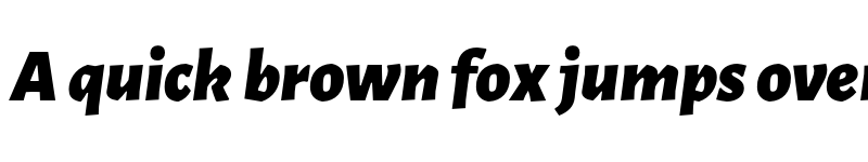 Preview of Alegreya Sans Black Italic font