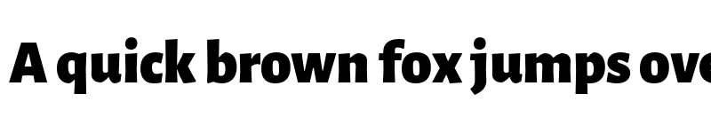 Preview of Alegreya Sans Black font