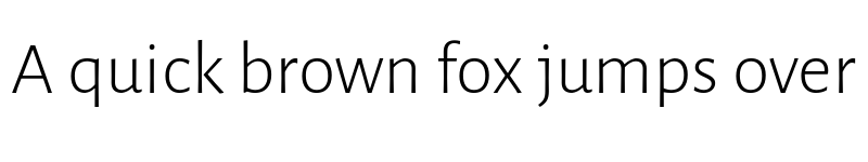 Preview of Alegreya Sans Light font