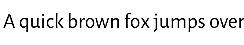 Preview of Alegreya Sans Regular font